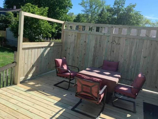 We Designed & Built this Privacy Wall